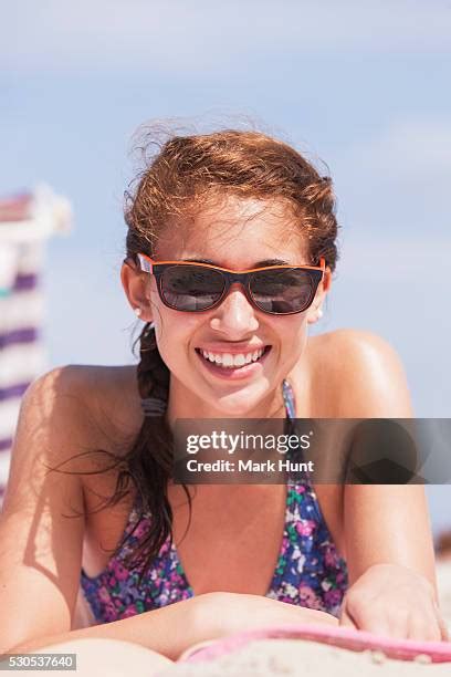 candid teen beach|135 Teenage Girl 16 17 Lying On Beach Smiling .